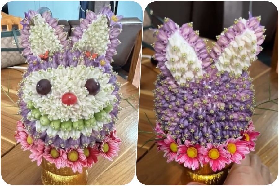 คุณพ่อสุดเจ๋ง ประดิษฐ์พานไหว้ครู "ลาบูบู้" ให้ลูก ในงบไม่ถึง 100 บาท ชาวเน็ตแห่ชื่นชม