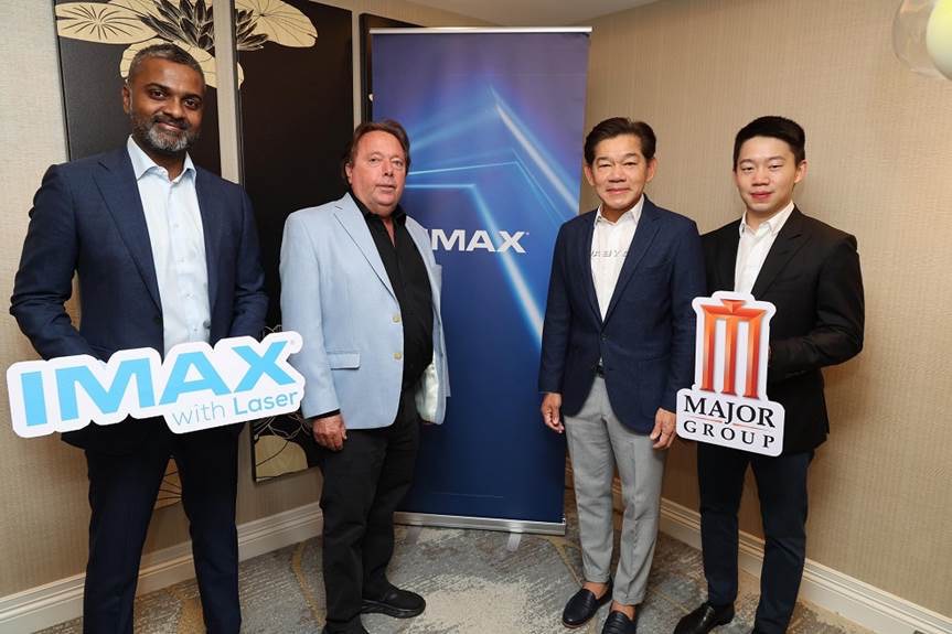เมเจอร์ ซีนีเพล็กซ์ กรุ้ปประกาศแผนความร่วมมือ IMAX Corp กางแผน 3 ปี อัปเกรดเป็นระบบ IMAX with Laser ครบทุกสาขา 