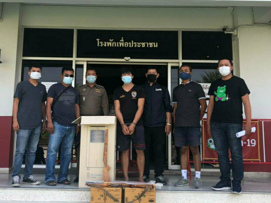 ศปอส.ตร.สืบสวนนครบาลจับ'รปภ.'หัวใส่ทำปืนขายทาง'ยูทูป' 