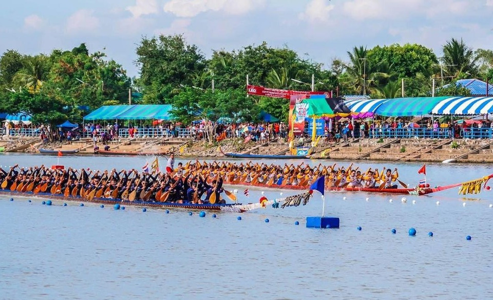 โคราชคึกคัก! “นายกหน่อย–สส.ป๊อบ” ชวนชม เชียร์ ศึกเรือยาวชิงถ้วยพระราชทาน
