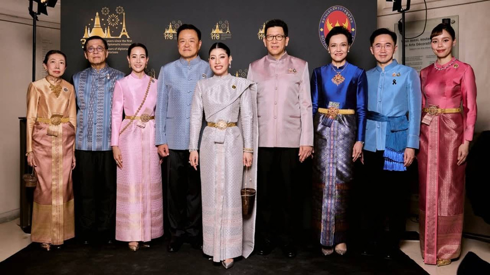เจ้าฟ้าสิริวัณณวรี เสด็จงานเลี้ยงรับรองนิทรรศการ “ราชพัสตราสู่สากล” La Mode en Majesté ณ กรุงปารีส