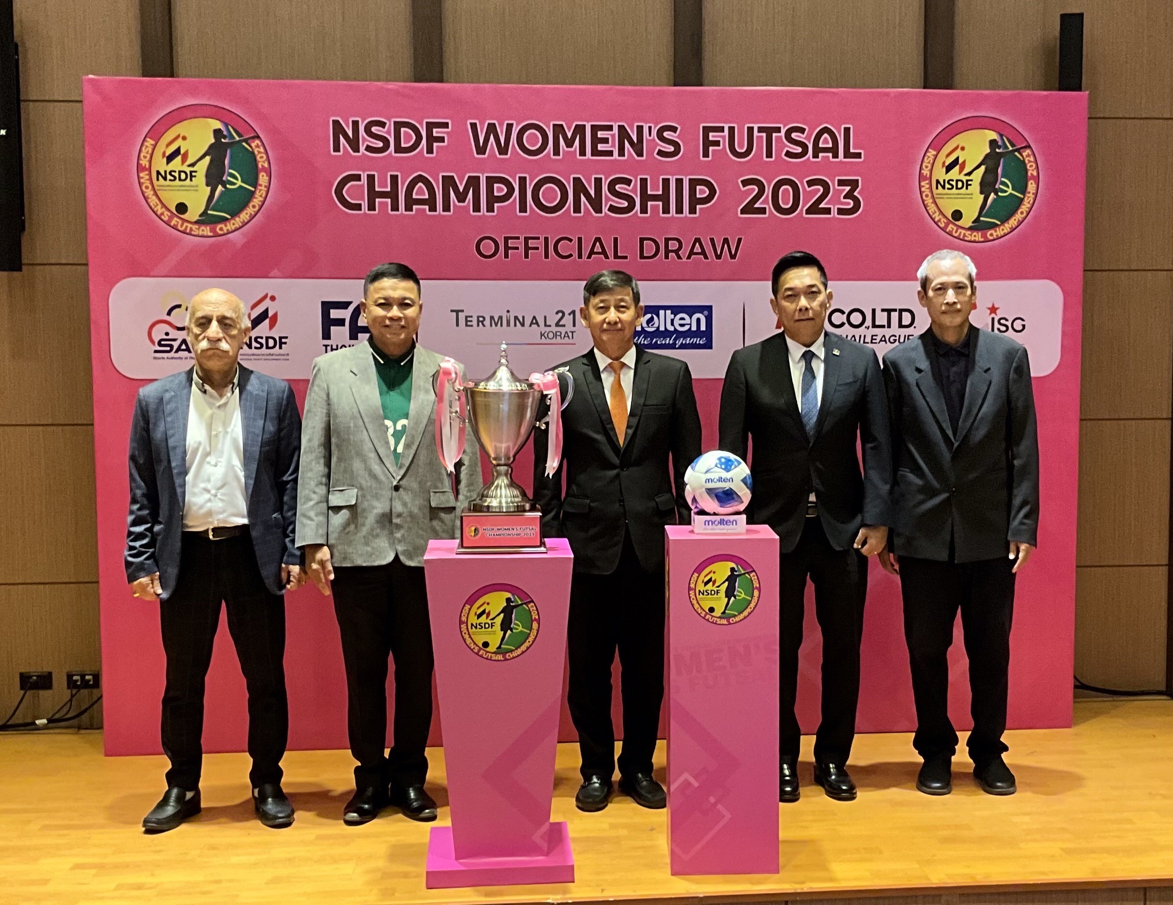 "ฟุตซอลสาวไทย" จับติ้วสายเอ "บาห์เรน-แคปปิตอล" ศึก NSDF Women's Futsal Championship