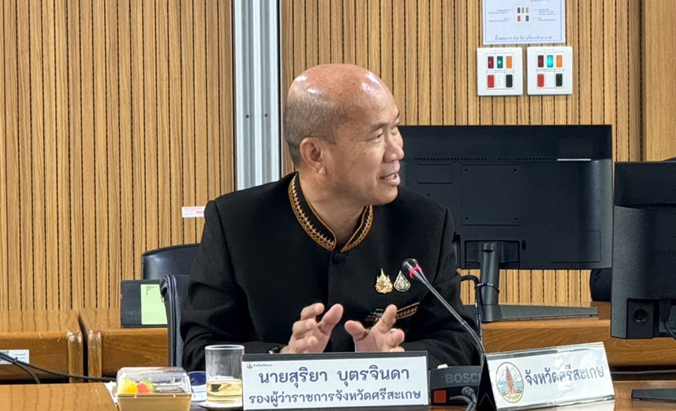 รองผู้ว่าฯ ศรีสะเกษ ชี้แจงวุฒิสภา ปมของบสร้างบังเกอร์–หลุมหลบภัยยังไม่ได้รับจัดสรร