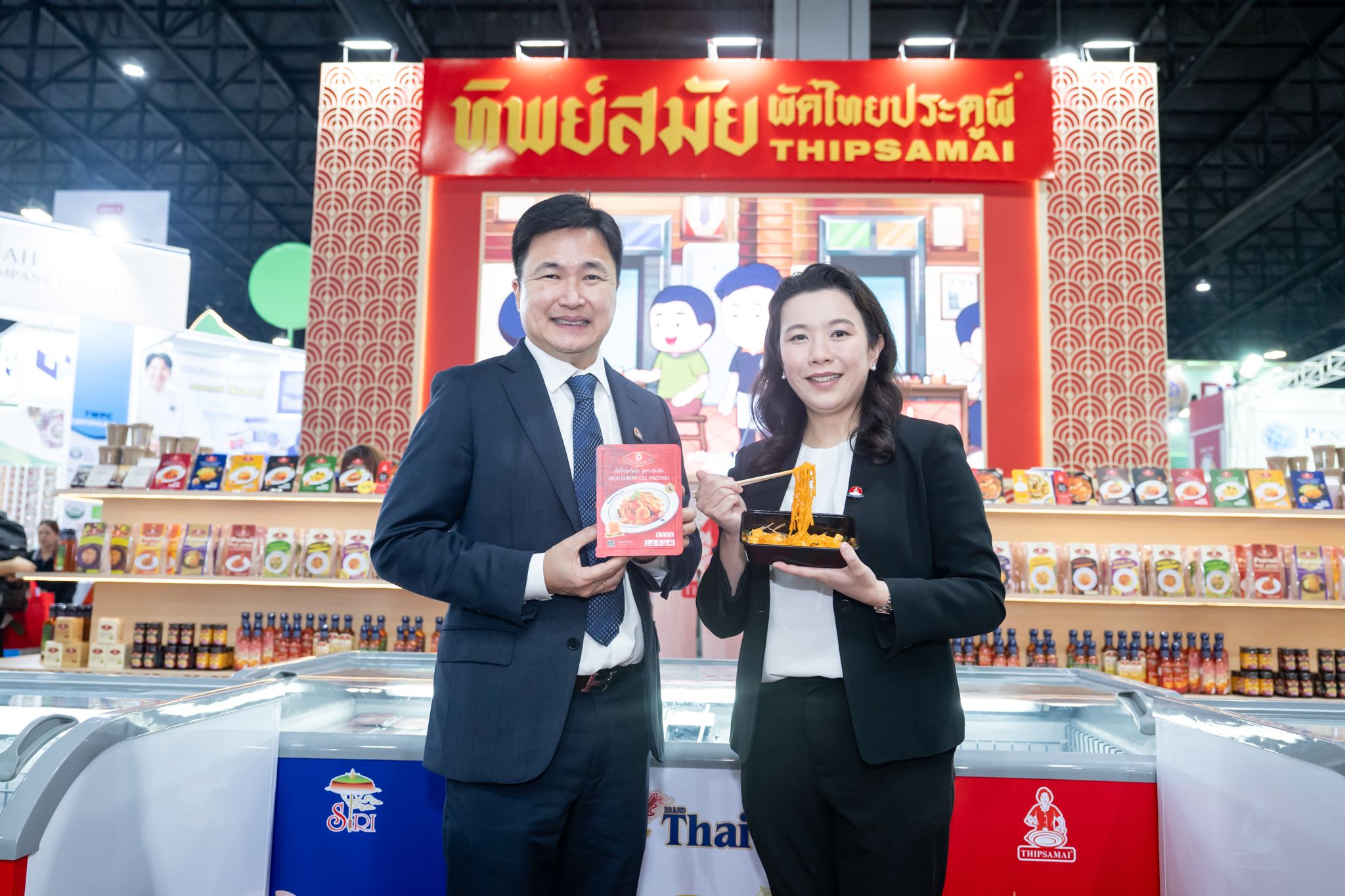 “ทิพย์สมัย ผัดไทยประตูผี” รุกตลาดโลก เปิดตัวผลิตภัณฑ์อาหารไทยแปรรูปกว่า 20 รายการในงาน THAIFEX-ANUGA ASIA 2025