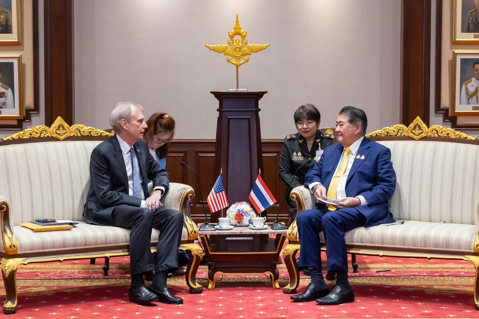 "บิ๊กอ้วน" คุย "ทูตสหรัฐฯ" เตรียมปรับใช้ระบบทหารสมัครใจ แบบสหรัฐฯ หารือความมั่นคง-อุตสาหกรรมป้องกันประเทศ