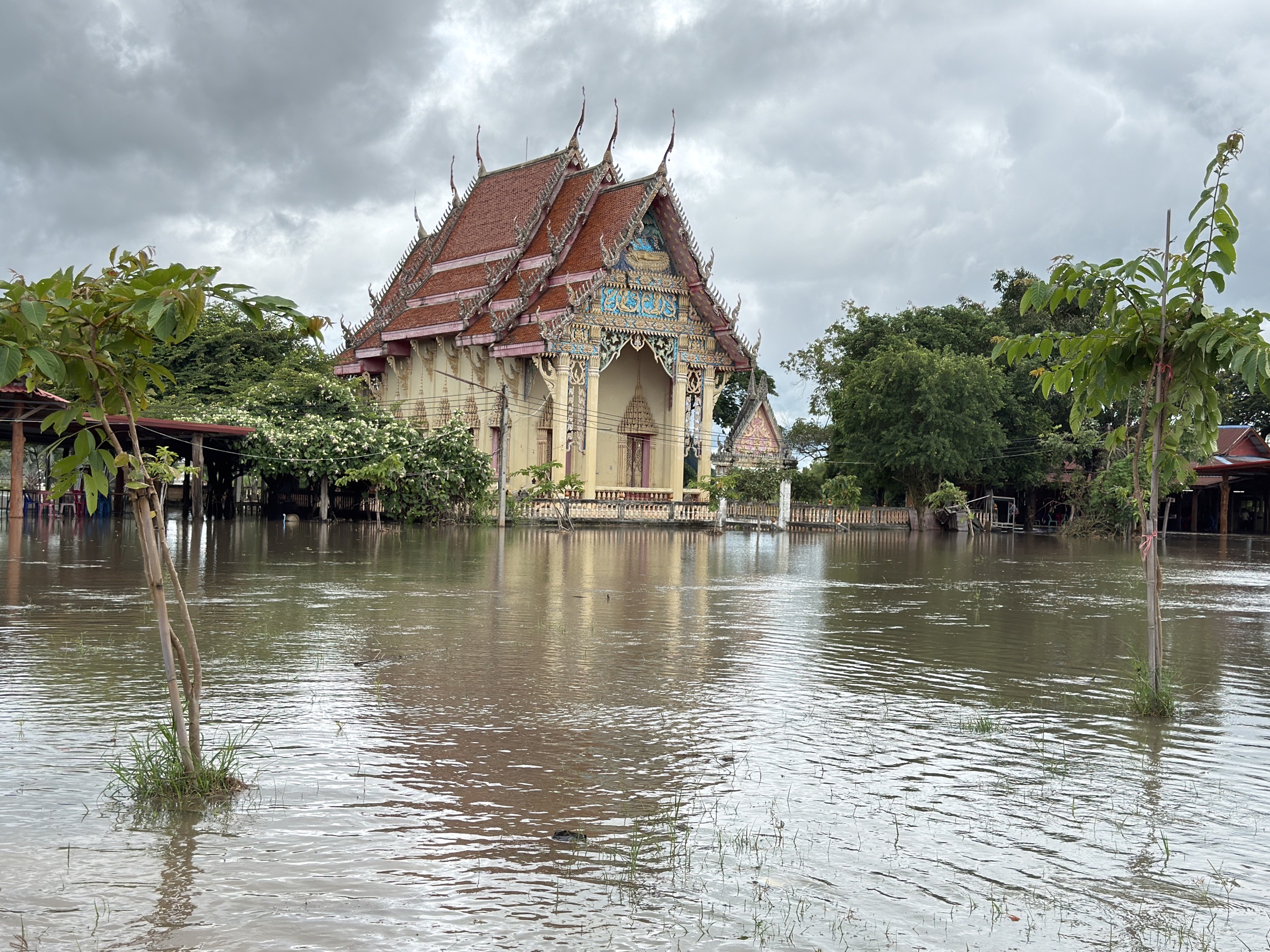 ฝนถล่ม อ.พระทองคำ โคราช น้ำท่วมหลายพื้นที่ ต้องเร่งย้ายโลงศพหนีน้ำ