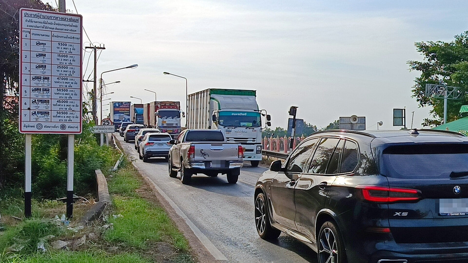 ปิดสะพานบางปะกง 3 เดือน ซ่อมโครงสร้างฉะเชิงเทรา จราจรอ้อมไกล 26 กม.