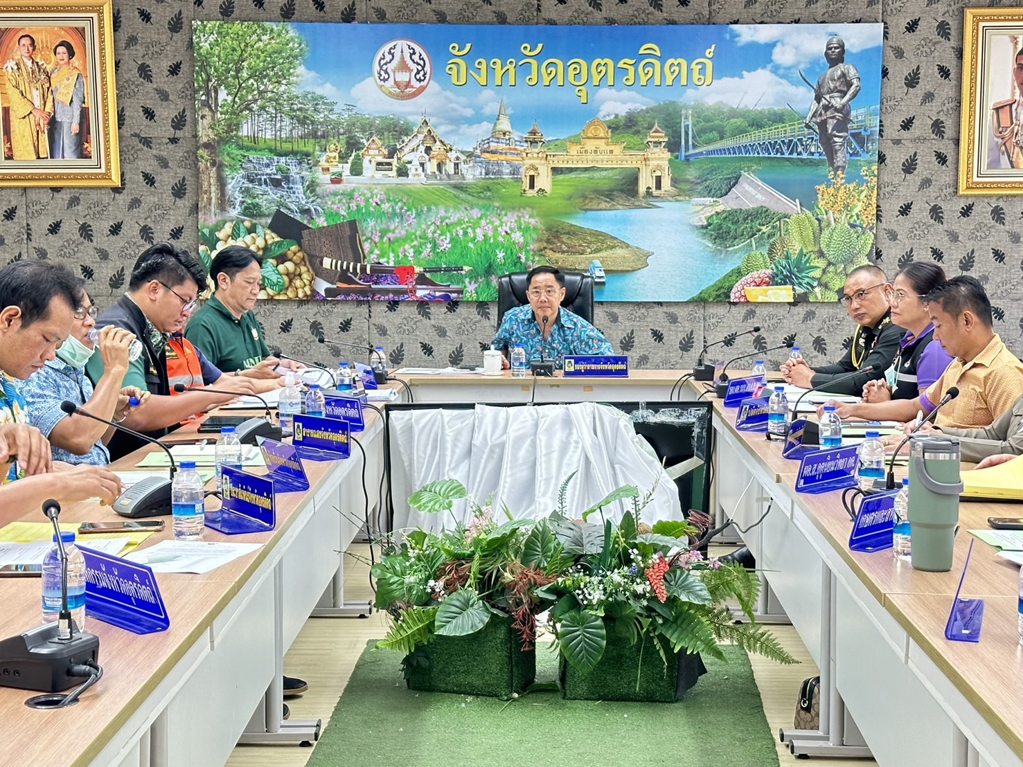 อุตรดิตถ์ จัดประชุม ติดตามสถานการณ์ไฟป่าหมอกควันและฝุ่นละอองขนาดเล็ก PM 2.5