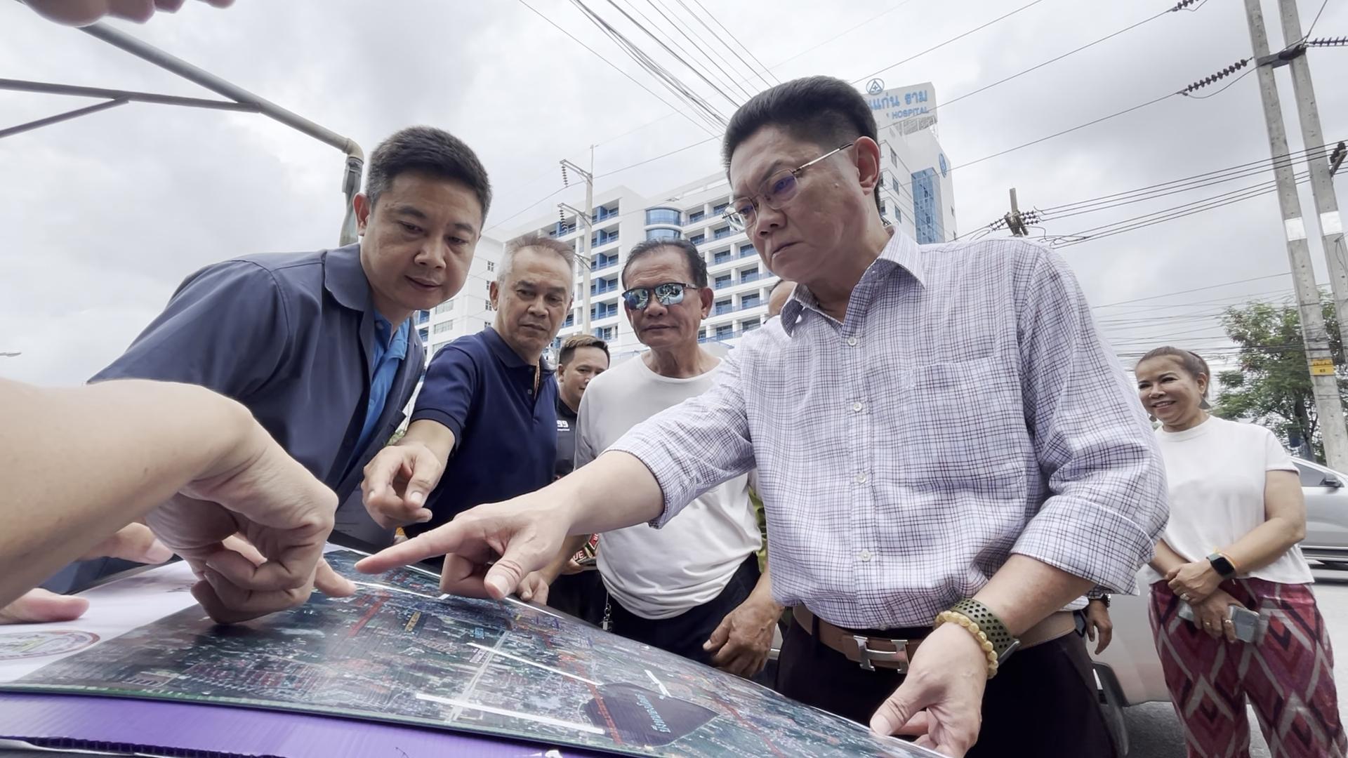 "ขอนแก่น" เร่งระบายน้ำออกจากเขตเมืองรับมือน้ำหนุนต่อเนื่อง พร้อมเร่งวางท่อ ป้องกันท่วมซ้ำซาก