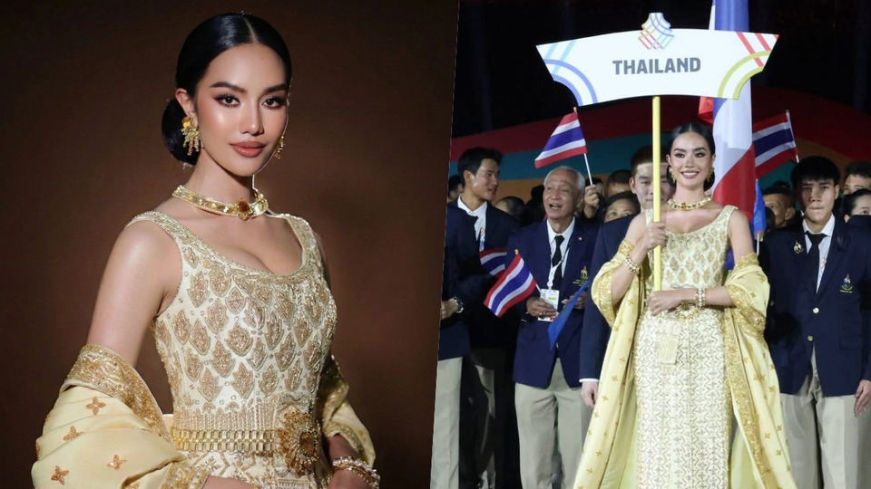 วนัช กูตูร์ เปิดดีเทลชุดไทยดุสิต "สยามอรุณ" ของ โอปอล สุชาตา ใน “SEA GAMES Thailand 2025” รวมมูลค่ากว่า 30 ล้าน