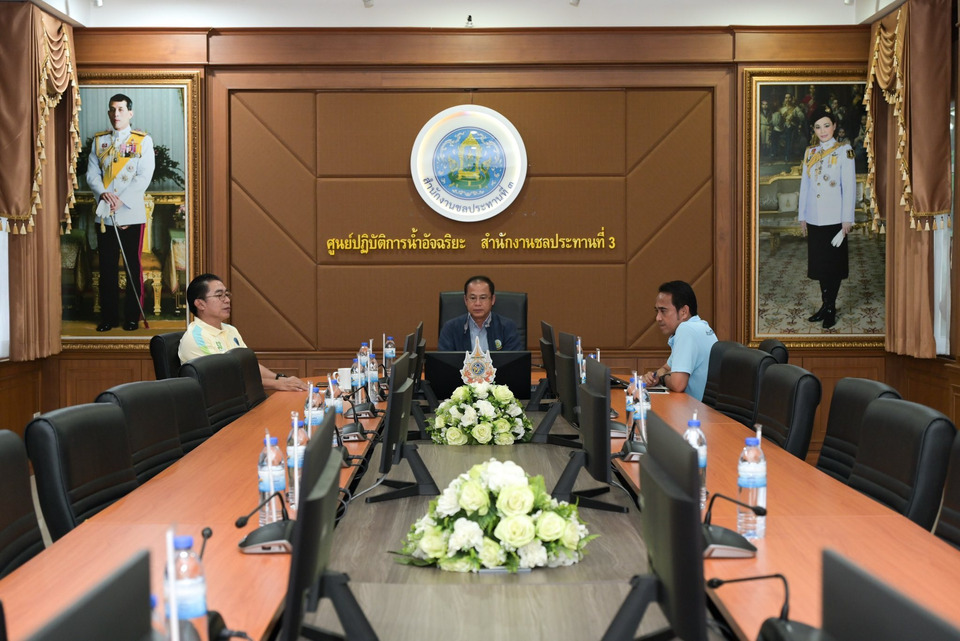 สชป.3 ร่วมวางแผนจัดการน้ำ ติดตามสถานการณ์แม่น้ำน่าน-ยม รับมือน้ำท่วม 