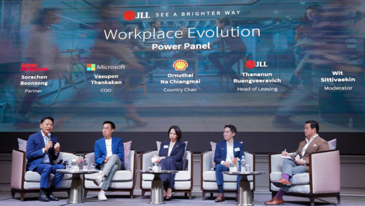 เจแอลแอล เผยผลสำรวจจากงานเสวนาด้านอสังหาริมทรัพย์ ในหัวข้อ" Workplace Evolution: People and Space"