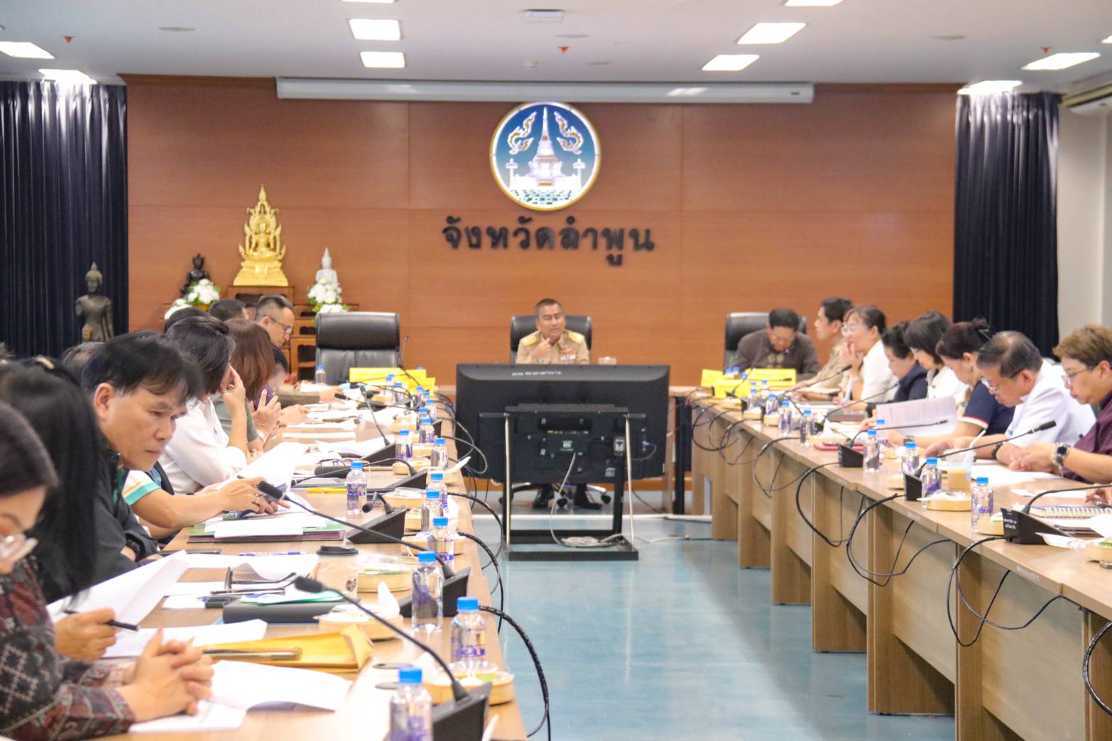 ลำพูน ประชุมเตรียมความพร้อมต้อนรับนายกรัฐมนตรีและคณะในการเดินทางเปิดเมืองน่าเที่ยวเส้นทาง “เยือนถิ่นหริภุญชัย”