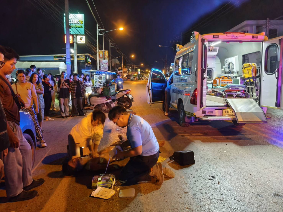 ชื่นชม!“น้องโลตัส”นศ.พยาบาลปี 4 กระโดดช่วย CPR หนุ่มเจ็บกลางถนน ยื้อชีวิตสุดใจ 