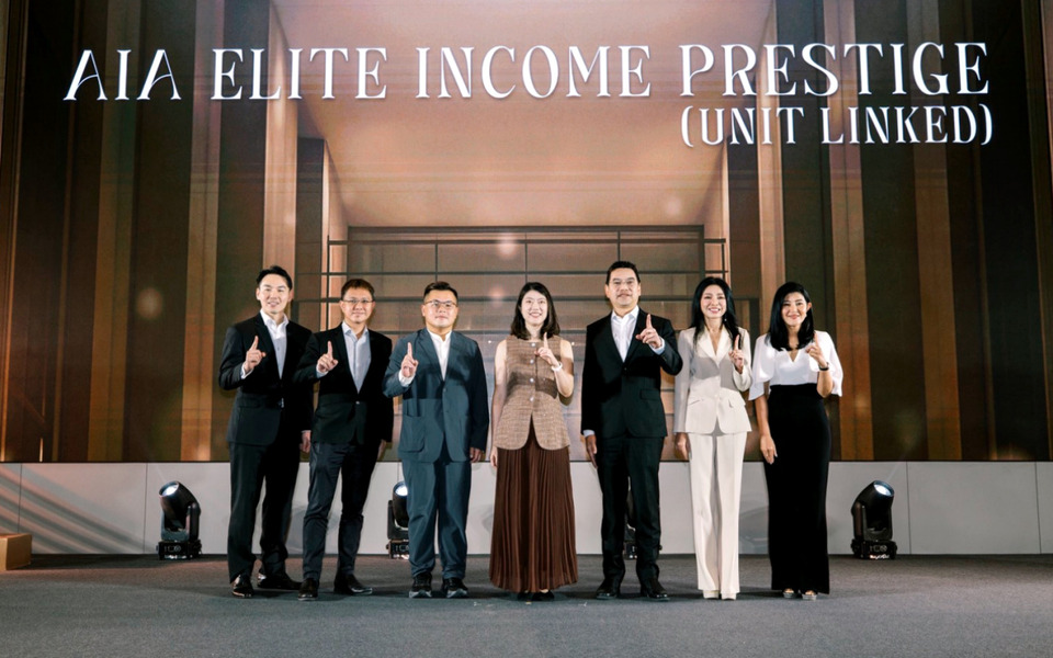 เอไอเอ ปฏิวัติประกันยูนิต ลิงค์ เปิดตัว "AIA ELITE INCOME PRESTIGE" สร้างรายได้ตั้งแต่ปีแรก พร้อมคุ้มครองตลอดชีพ