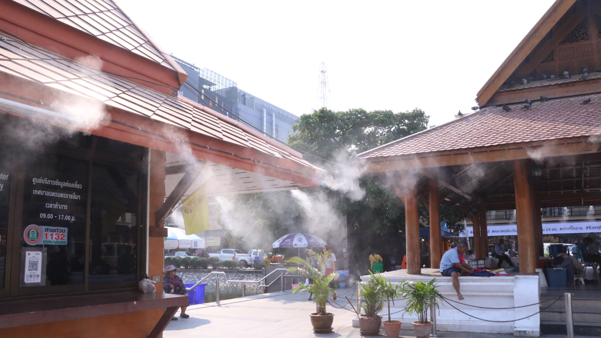 ทน.โคราช ปลอดฝุ่น ตั้งระบบดักจับ PM 2.5 ทั่วลานย่าโม ไม่กีดขวางทัศนียภาพ