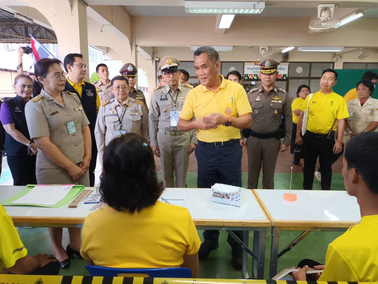 ประธานกกต.ตรวจเยี่ยมการเลือกตั้งนายกอบจ.ราชบุรี