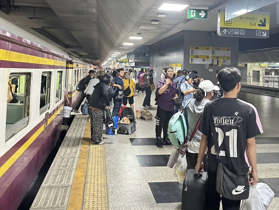 ขร. สรุปผู้ใช้บริการระบบราง 10 วันสงกรานต์ 69 สะสมทะลุ 11.26 ล้านคน-เที่ยว
