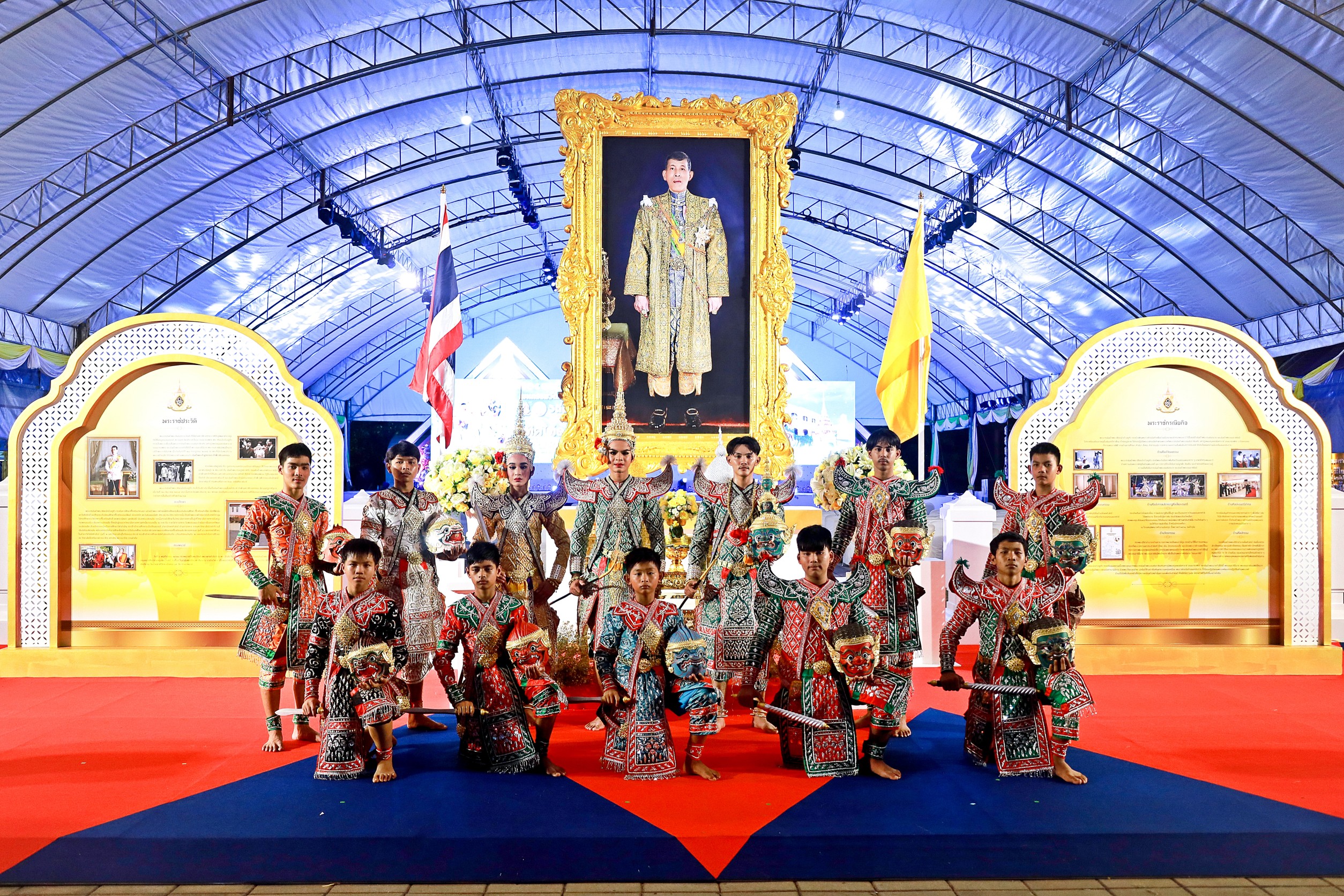 โรงเรียน อบจ.สฎ. ๑ (ดอนสักผดุงวิทย์) เข้าร่วมกิจกรรมการแสดงโขนเรื่องรามเกียรติ์ตอน “ยกรบ” 