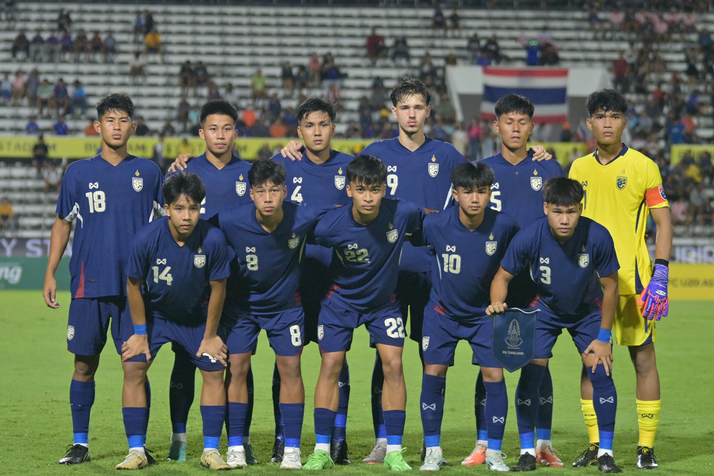 ทีมบอลชาติไทย U20 อยู่ร่วมสายญี่ปุ่น-เกาหลีใต้-ซีเรีย ศึกชิงแชมป์เอเชียรอบสุดท้ายที่ประเทศจีน