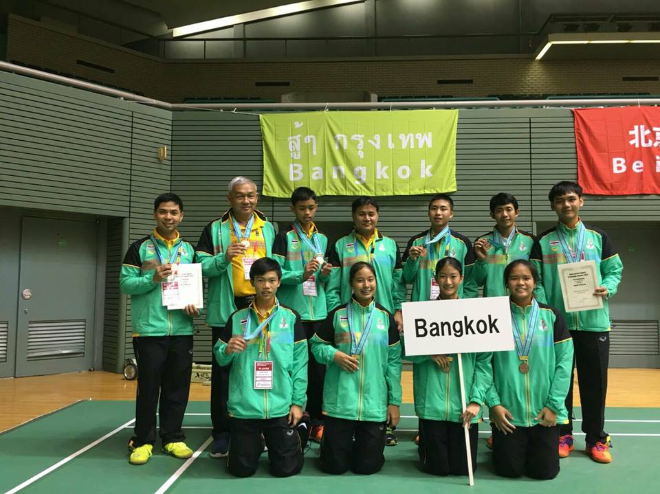 เด็กกทม.คว้าเหรียญเงินปิงปองคนพิการ Asia Junior Sports Exchange Games 2017