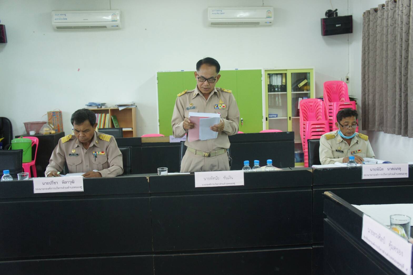 อบต.หนองคูพิจารณาร่างงบประมาณรายจ่าย ประจำปี 2564 จำนวน 38.2 ล้านบาท