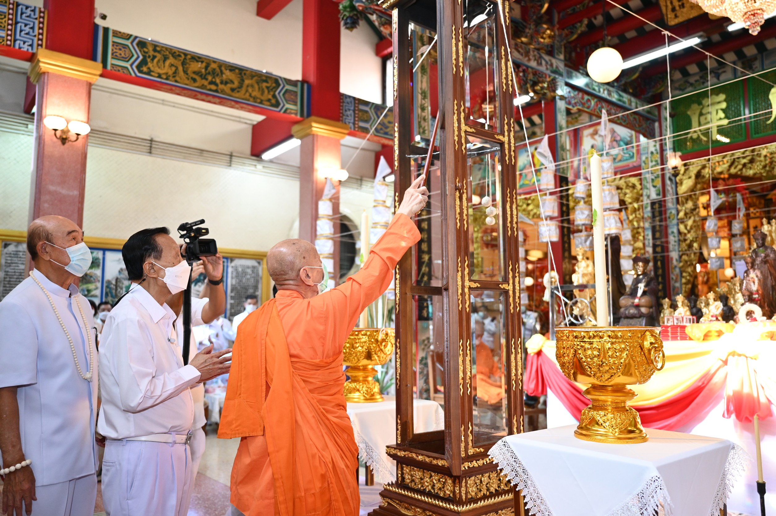 มูลนิธิป่อเต็กตึ๊ง จัดพิธีมังคลาภิเษกรูปหล่อพระบูชาพระกริ่ง-เหรียญหลวงปู่ไต้ฮง รุ่น “ ฉลองครบรอบ 110 ปี 