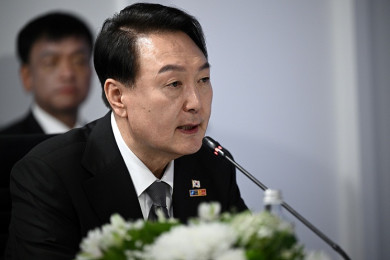 ประธานาธิบดียุน ซอก-ยอล ผู้นำเกาหลีใต้ (Photo : AFP)