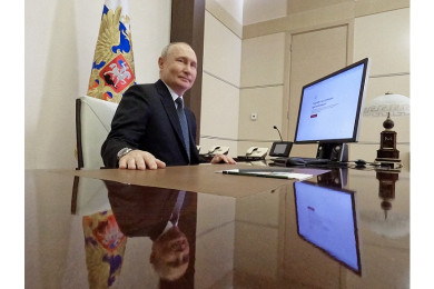 ประธานาธิบดีวลาดิเมียร์ ปูติน ผู้นำรัสเซีย (Photo : AFP)