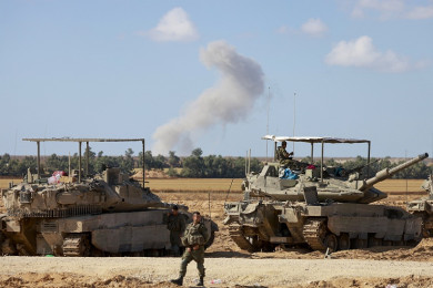 ทหารอิสราเอลบุกโจมตีเมืองราฟาห์ ทางตอนใต้ของฉนวนกาซา (Photo : AFP)